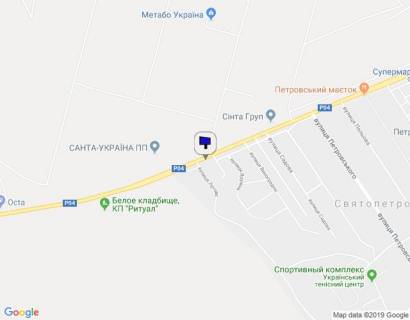 Білборд, Бігборд (Борд)  A у Києві, 3x6  вул. Білогородська схема
