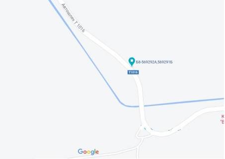 Білборд, Бігборд (Борд)  B у Гнідині, 3x6  КГ Щасливий Хуторок 750м, Автодорога Т 106 Київ -Гнедин, Справа, із Києва схема