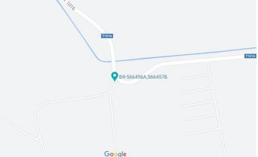 Билборд B в Гнедине, 3x6  КГ Вишневий Хуторок, Автодорога Т 106 Київ -Гнедин, Зліва,із Києва схема