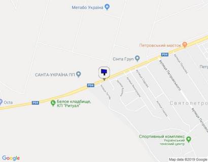 Билборд B в Святопетровском, 3x6  вул. Білогородська схема