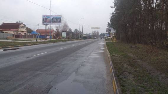 Билборд B в Гостомеле, 3x6  вул.Свято-Покровська, біля №44, напроти парку, виїзд з Гостомеля фото 1
