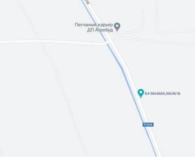 Билборд A в Гнедине, 3x6  ДП Агробуд, Автодорога Т 106 Київ -Гнедин,Зліва, в Київ схема