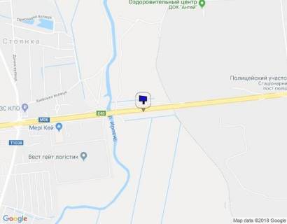 Билборд A в Киеве, 3х6  Житомирская трасса  с.Стоянка, напротив  Гранд Шина, в  Житомир схема