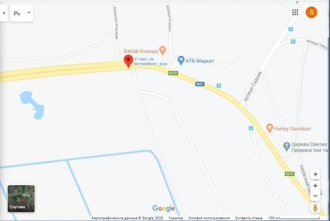 Билборд B в Горенці, 3x6  Варшавська траса, на мосту, із Києва схема