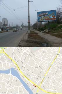 Билборд A в Белой Церкви, 6х3  Перехрестя пр-т Князя Володимира та вул. Павлюченко - з центру міста фото 1