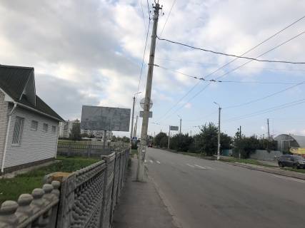 Билборд B в Белой Церкви, 6х3  вул. Героїв Чорнобиля перехрестя з вул. Дружби (стадіон БНАУ, напрямок до м-ну АТБ) фото 1