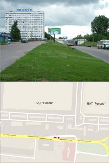Билборд B в Белой Церкви, 6х3  пр-т Незалежності (зупинка "Росава"), від центру фото 1