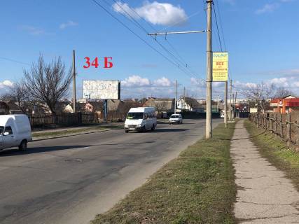 Билборд B в Белой Церкви, 6х3  вул. Дружби, напрямок до пл. Волі (перед старим МРЕО) фото 2
