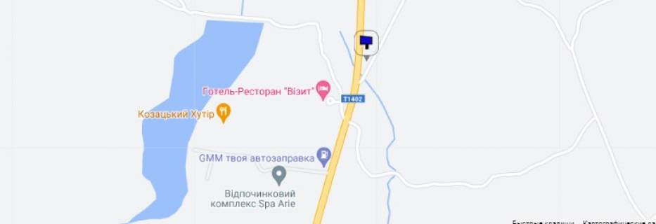 Билборд A в трасах Львова, 6*3  маршрут на Дрогобыч схема