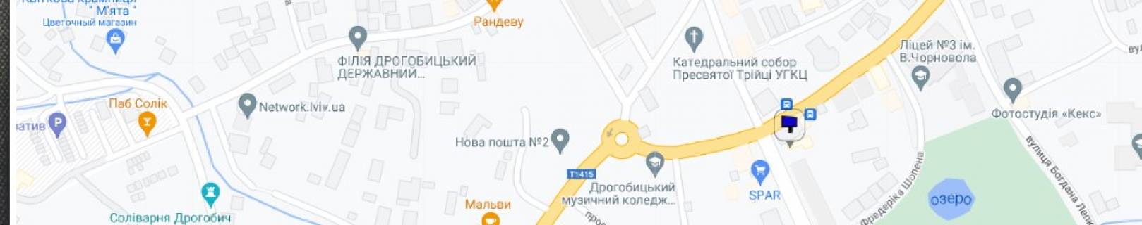 Білборд, Бігборд (Борд)  A у Дрогобичі,  6*3  вул Трускавецька, схема