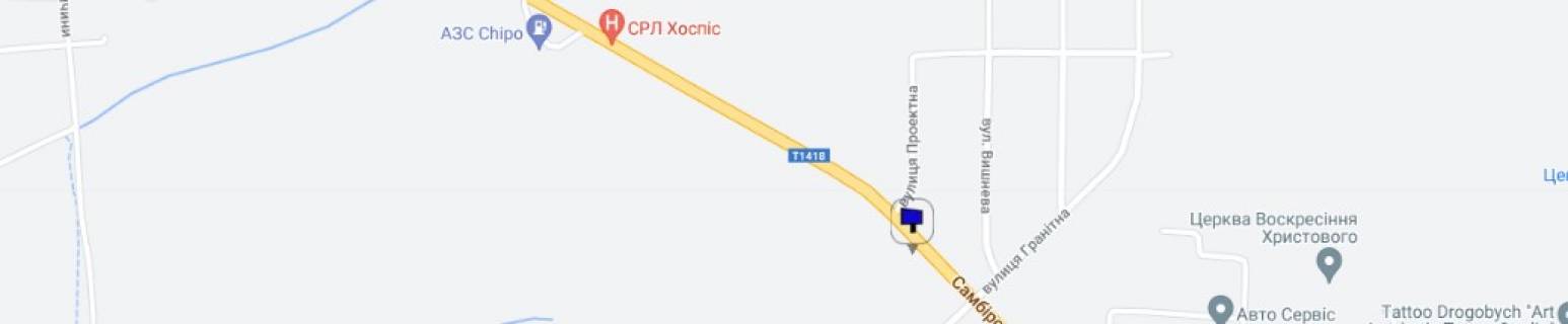 Білборд, Бігборд (Борд)  B у Дрогобичі, 6*3  вул.Самбірська схема