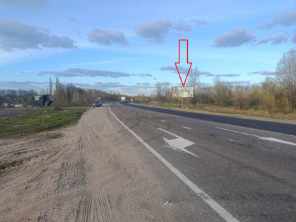 Billboard B in Zhytomyr, 3х8  Трасса Виступовичі-Кам'янець Подільський об'їзна Бердичєва, напр. на Житомир,  зі сторони Вінниці сторона А Photo 1