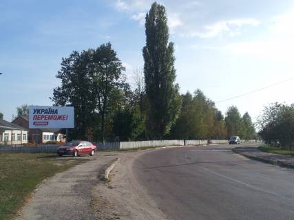 Билборд B в Андрушевке, 3х6  ул. Зазулинского, 1, школа, в центр, в напр. из Житомира, видимость 600м фото 1