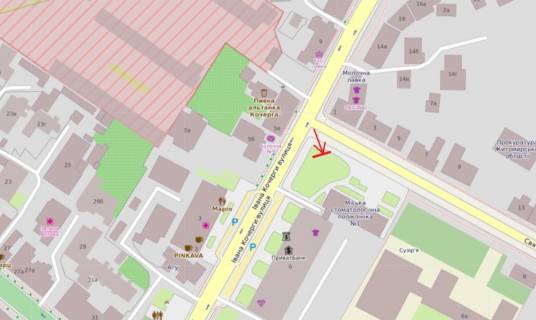 Видеоборд A в Житомире, 2,28х3,04  вул.С.Ріхтера, 2-вул.Кочерги, 2(центр міста,"Приватбанк","Єва",ювелірний салон "КЮЗ","Дитячий світ","Вопак") - 382919 схема
