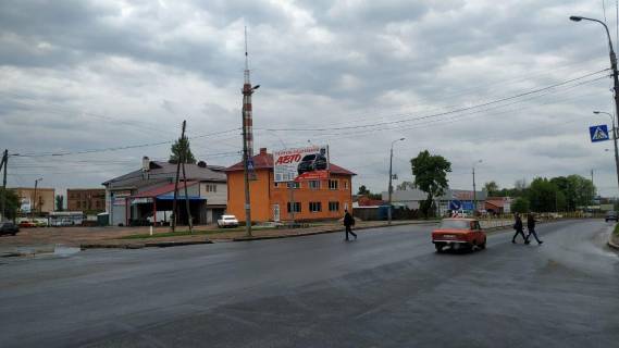 Билборд B в Бердичеве, 3х6  Мясокомбинат, в центр фото 1