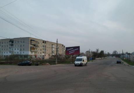 Билборд B в Андрушевке, 3х6  ул.Житомирская - И.Франко, 67, рынок, в центр, в напр. из Житомира фото 1