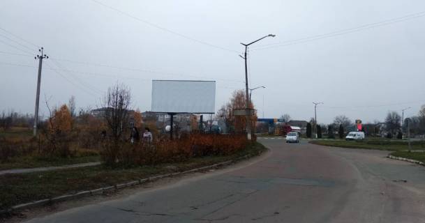 Билборд B в Малине, 3х6  ул. Грушевского, кольцо, АЗС, в центр от жд вокзала фото 1