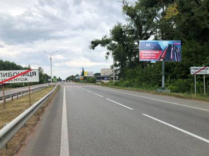 Білборд, Бігборд (Борд)  A у Житомирі, 3х6  Київське шосе, 145,в"їзд в місто зі ст. Києва, знак-стела "ЖИТОМИР",с.Глибочиця, дачний масив, до розв"язки на об"їзну на Вінницю Фото 1