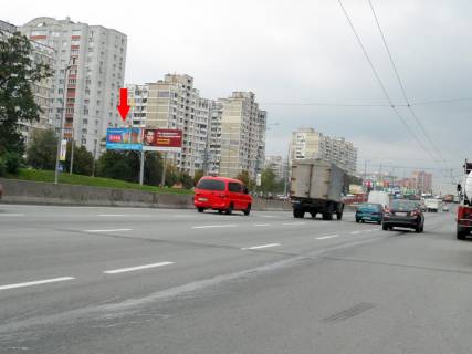 Білборд, Бігборд (Борд)  B у Києві Палладіна пр-т / просп. Берестейський (Перемоги) лівий Фото 1