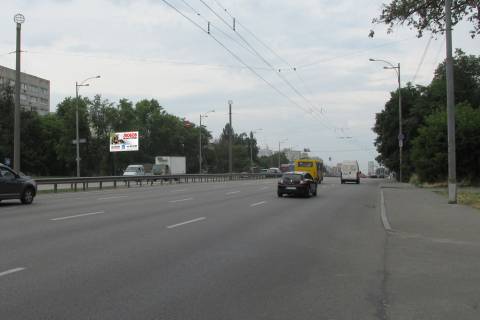 Білборд, Бігборд (Борд)  B у Києві, 6х3  Кільцева дорога / вул. М. Котельникова, в напрямку просп. Берестейський (Перемоги) Фото 1