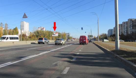 Билборд B в Киеве, 6х3  пр-т Романа Шухевича (г. Ватутіна)/вул.Оноре де Бальзака фото 1