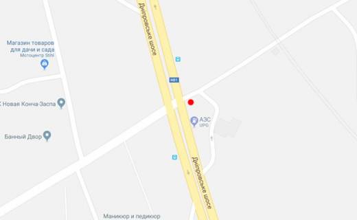 Prismatron, Prism A in Kyiv s. Hodosovka v storonu Kieva , Dneprovskoe sosse, 1, v Kiev   - 235971 scheme