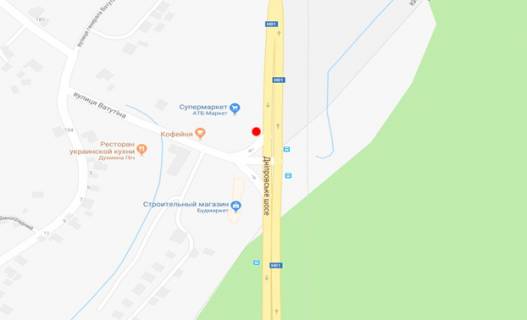 Призма A в Киеве с. Лисники, Днепровское шоссе, около АТБ - 218007 схема