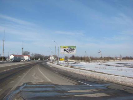 Билборд A в Киеве Б.Церковь, КП ГАИ; а/д К.-Одесса 16, км 78+100 м (слева); выезд из БЦ в напр. Киева, трансп. развязка, борд работает на 2 потока фото 1