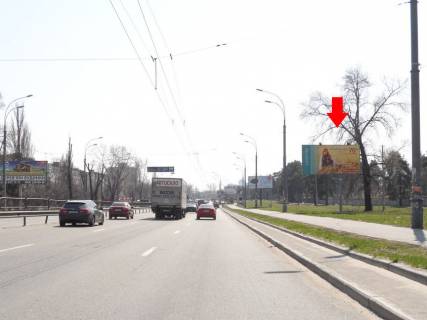 Білборд, Бігборд (Борд)  A у Києві проспект Воскресенський, 8 (навпроти); 100 м до авт. ост., навпаки маг. "Італ-Дизайн", в напр. до м. "Лівобережна", мосту Метро Фото 1