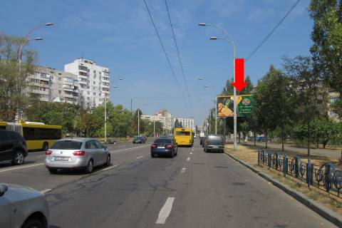 Билборд A в Киеве, 6х3  Йорданська вул. (Лайоша Гавро), 16, в сторону Героїв полку «Азов» вул. (Маршала Малиновського), ст.м. Оболонь фото 1