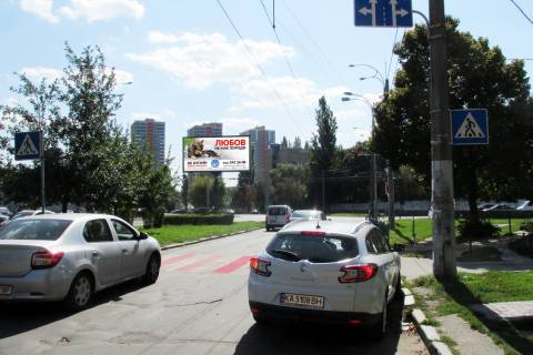 Билборд B в Киеве, 6х3  просп. Рокосовського, на перехресті з вул. Полярна фото 1