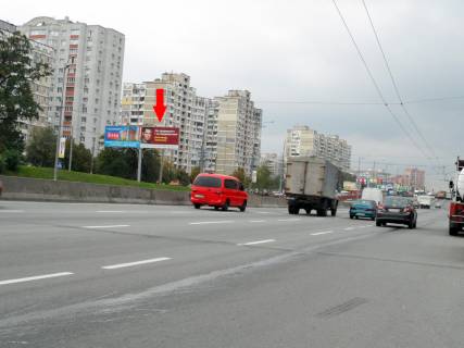Білборд, Бігборд (Борд)  B у Києві Палладіна пр-т / просп. Берестейський (Перемоги) правий Фото 1