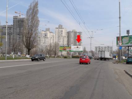 Билборд A в Киеве Полярная ул. / Богатырская ул. правая фото 1