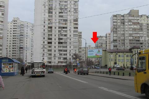 Prismatron, Prism A in Kyiv st. L.Rudenko / st. Misugi, 2 (02) - prosp. Bazana - vyezd; TC Piramida; detskij s/m "Antoska", s/m "Velika kisena", naav. ot TC Piramida (po Misugi - sprava) - 231890 Photo 1