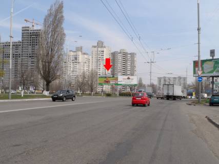 Билборд A в Киеве Полярная ул. / Богатырская ул. левая фото 1