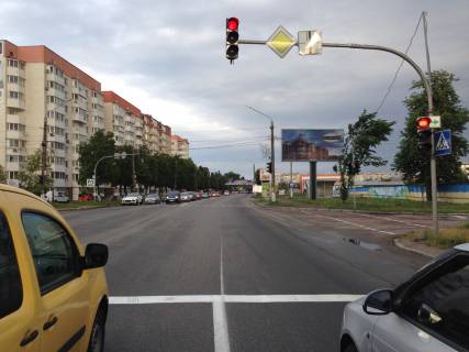 Бэклайт A в Борисполе вул. Київський шлях, 2 (в'їзд в Бориспіль, поворот на Аеромолл, світлофор) фото 1