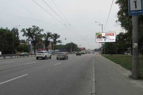 Билборд A в Киеве, 6х3  Кільцева дорога / вул. М. Котельникова, в напрямку Одеської площі фото 1