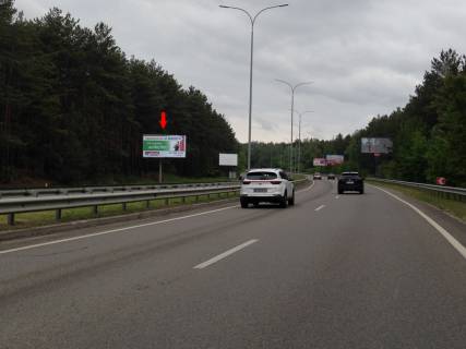 Билборд B в Вышгороде, 3х6  ул. Богатирская, Киев, Р-69, 550 м от черты города (трасса в сторону Межигорья, зоопарк "12 месяцев") / выезд из Киева (Оболонь) фото 1