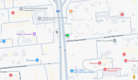 Prismatron, Prism A in Kyiv, 6х3  Кільцева дорога / вул. Верховинна, в напрямку Берестейського проспекту - 665065 scheme