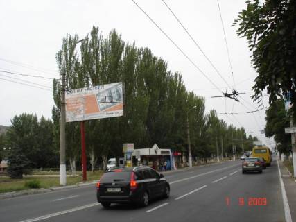 Билборд B в Мариуполе, 3x6  пр.Строителей / ул.Троицкая (о-р Савона) фото 1