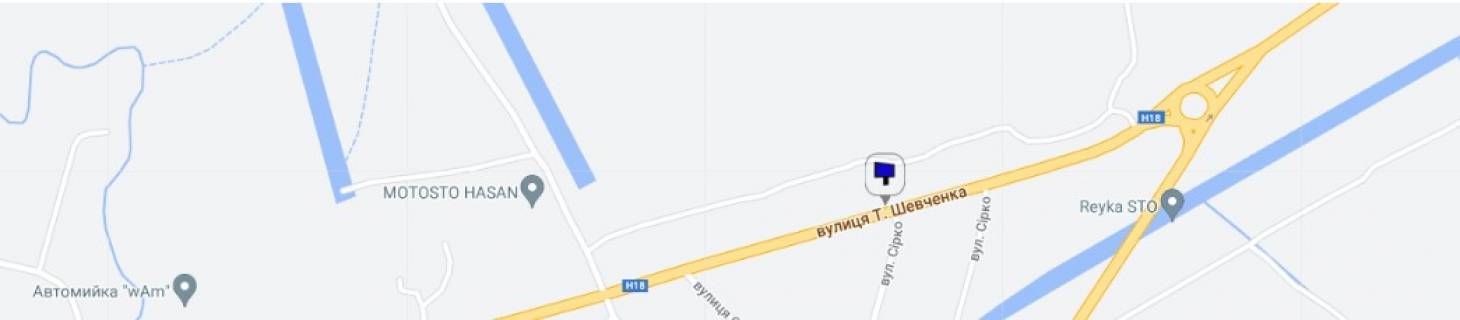 Билборд B в Тысменице, 3х6  м. Тисмениця. Виїзд з міста в сторону Тернополя. №1 ст.Б схема