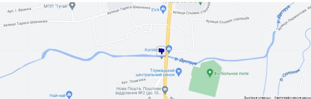 Билборд B в Тлумаче, 3х6  м.Тлумач, вул.Кармелюка (автостанція) ст.Б схема