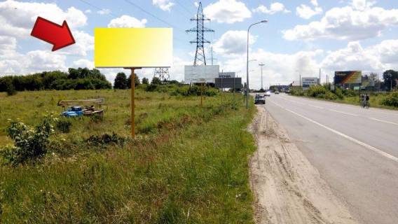 Билборд B в Липинах, 3х6  поворот до Епіцентру 4-ий з кільця фото 1