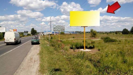 Билборд A в Липинах, 3х6  поворот до Епіцентру 3-ій з кільця фото 1