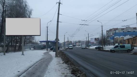 Билборд B в Луцке, 3x6   вул. Конякіна 20, (біля заправки ANP) напрям до Ківерцівського кільця 40 кв. фото 1