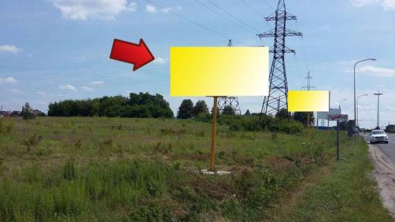 Билборд B в Липинах, 3х6  поворот до Епіцентру 3-ій з кільця фото 1