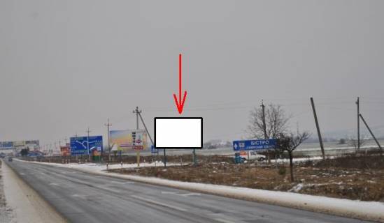 Билборд A в Ужгороде, 3x6  Автодорога "Київ-Чоп", 50 м до  стелли  м. Ужгород фото 1