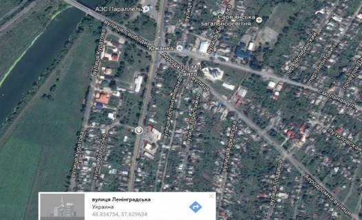 Билборд A в Славянске, 3х6  вул. О.Тихого (р-н «Колесо-Центр») схема