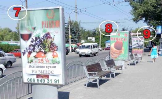 Ситилайт A в Славянске, 1,2х1,8  вул. Банківська, 88 (ТЦ "Глобус", р-н САТУ) фото 1