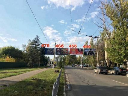 Білборд, Бігборд (Борд)  B у Слов'янську, 3х6  вул. Г. Лозановича (вхід до центрального парку "Шовковичний") Фото 1